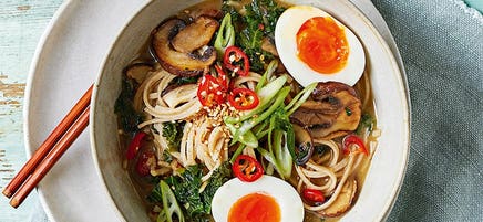 Asian mushroom ramen