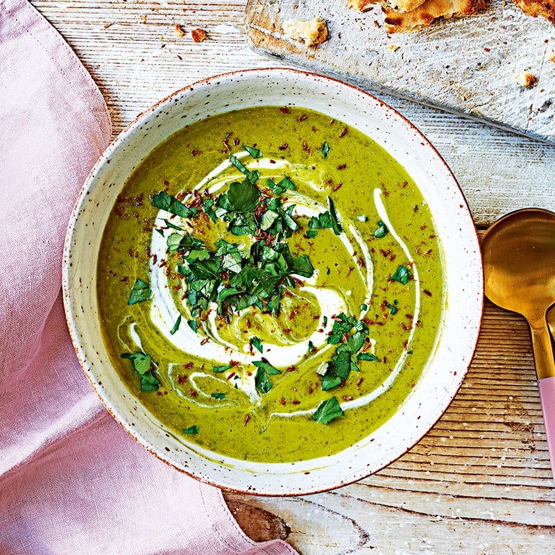 Spiced zucchini soup