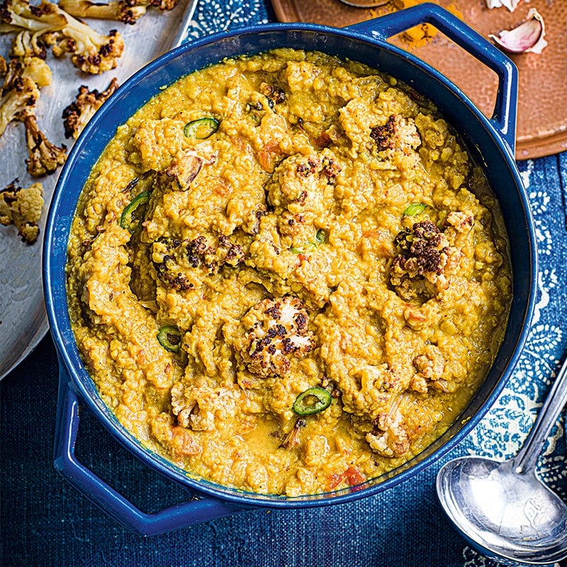 Lentil and cauliflower dhal