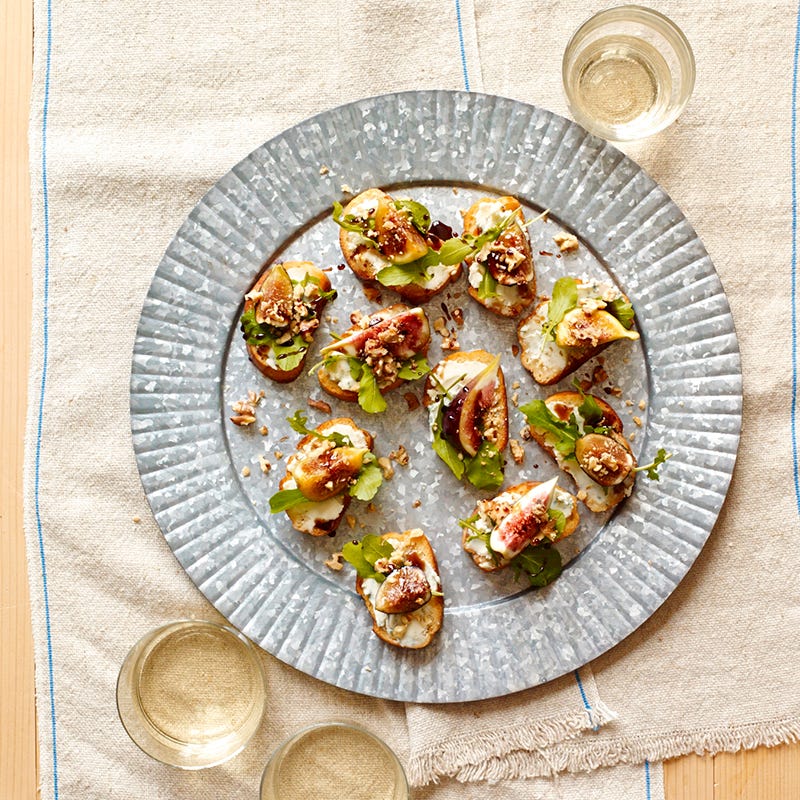 ViktVäktarna - Crostini med ädelost, fikon och honungsbalsamico