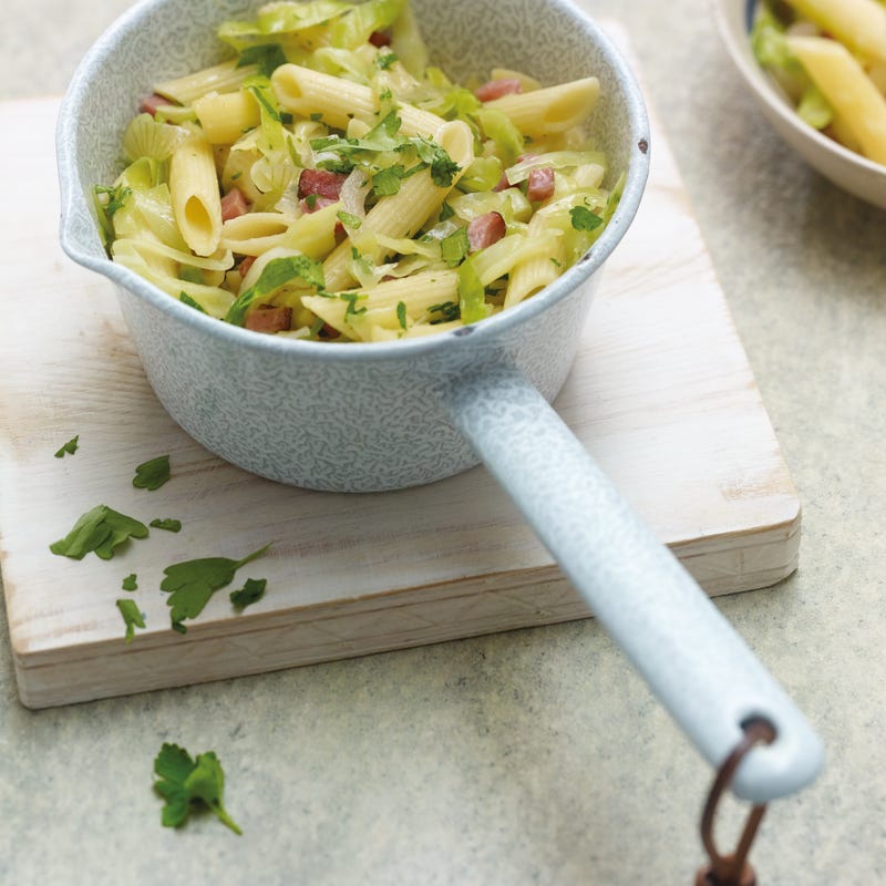 Foto van Eenpanspasta met spitskool door WW