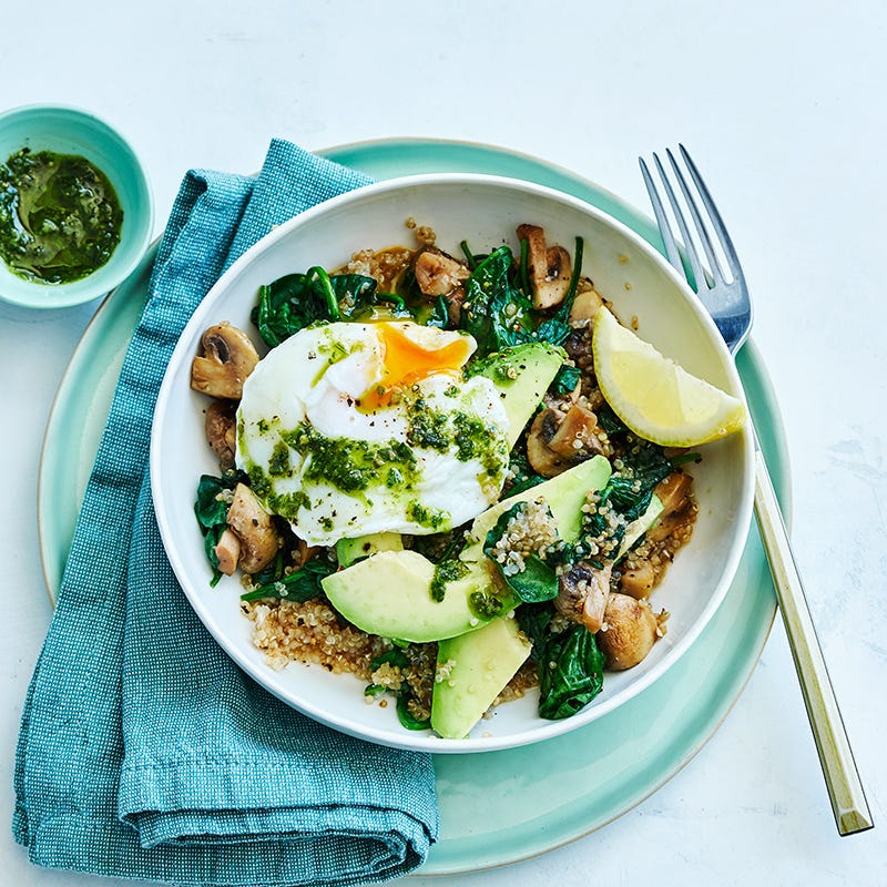 Green breakfast bowl