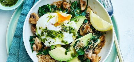 Green breakfast bowl