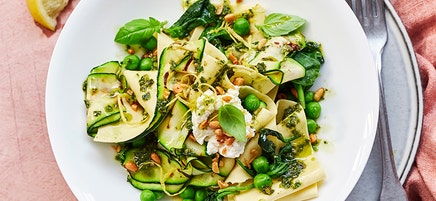 Summer pesto pasta