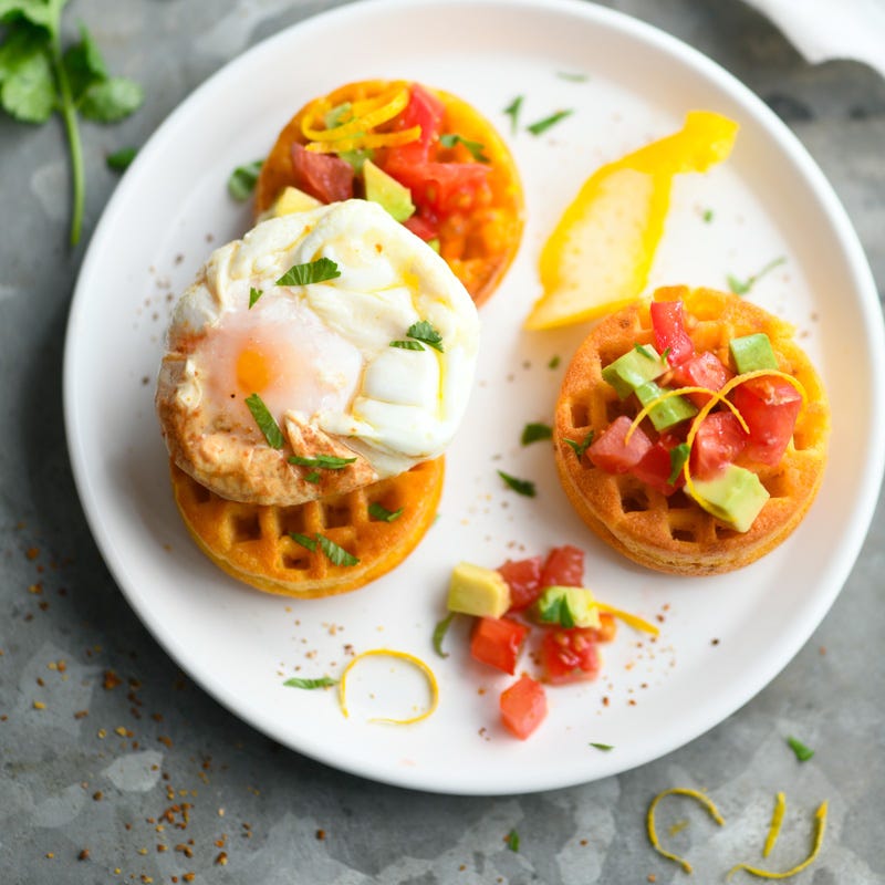 Süßkartoffel-Waffeln