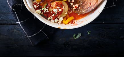 Gegratineerde ratatouille