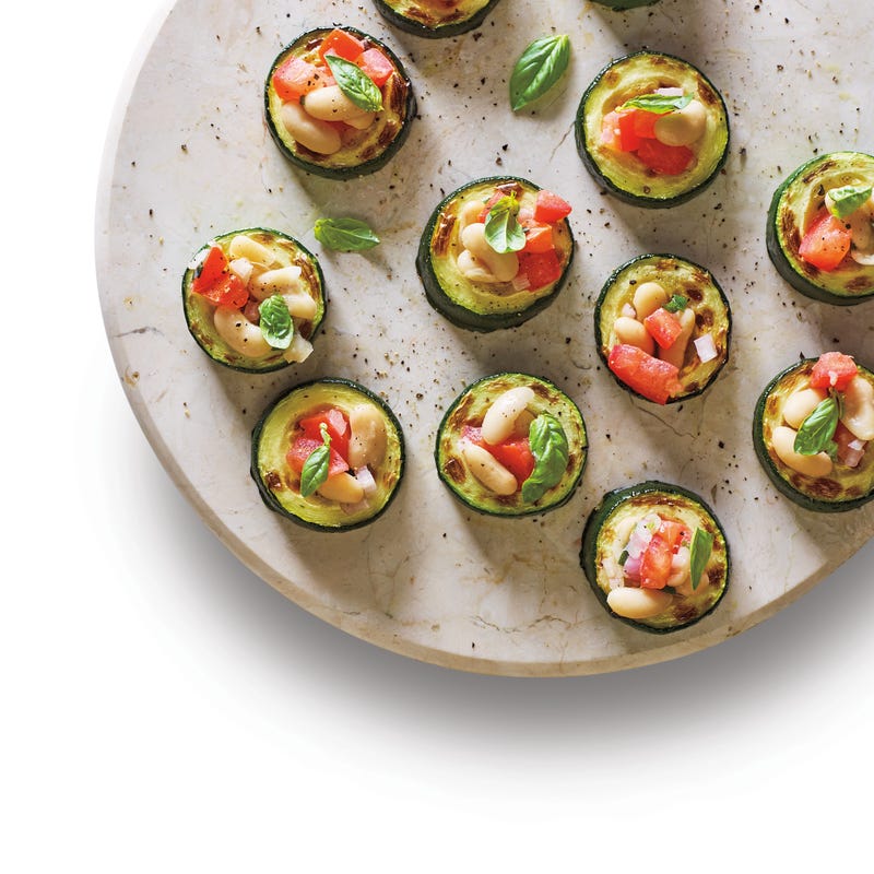 bruschettahapjes met witte bonen