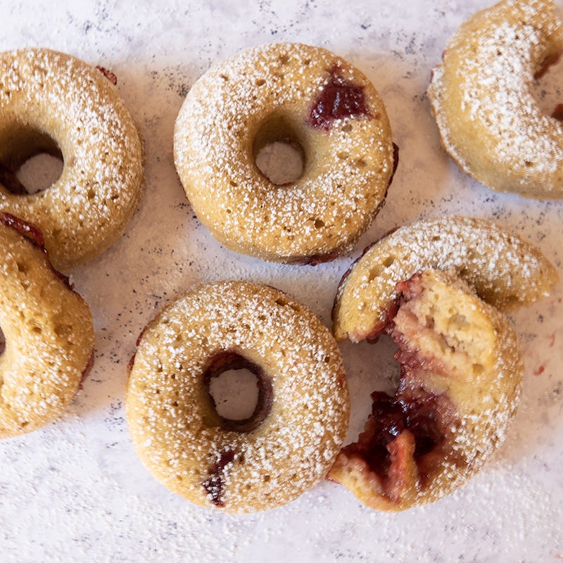 Hanukkah jelly donuts