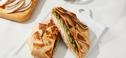 Thanksgiving leftovers crunch wrap