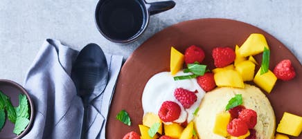 Petit cake de semoule à la mangue