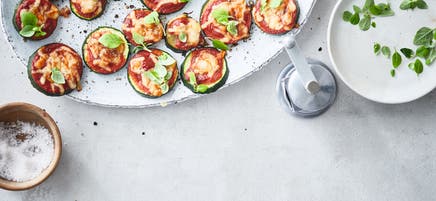 Courgette-pizzasnack