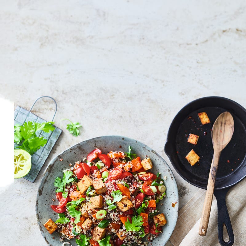 Photo de Quinoa au tofu mariné prise par WW