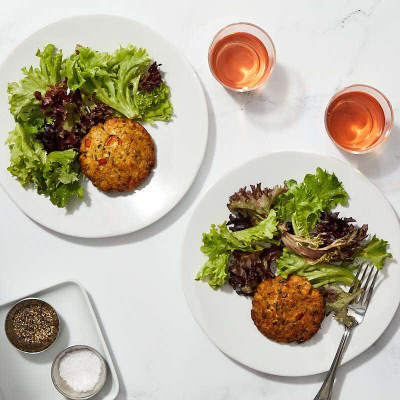 Baked salmon patties by Millie Peartree