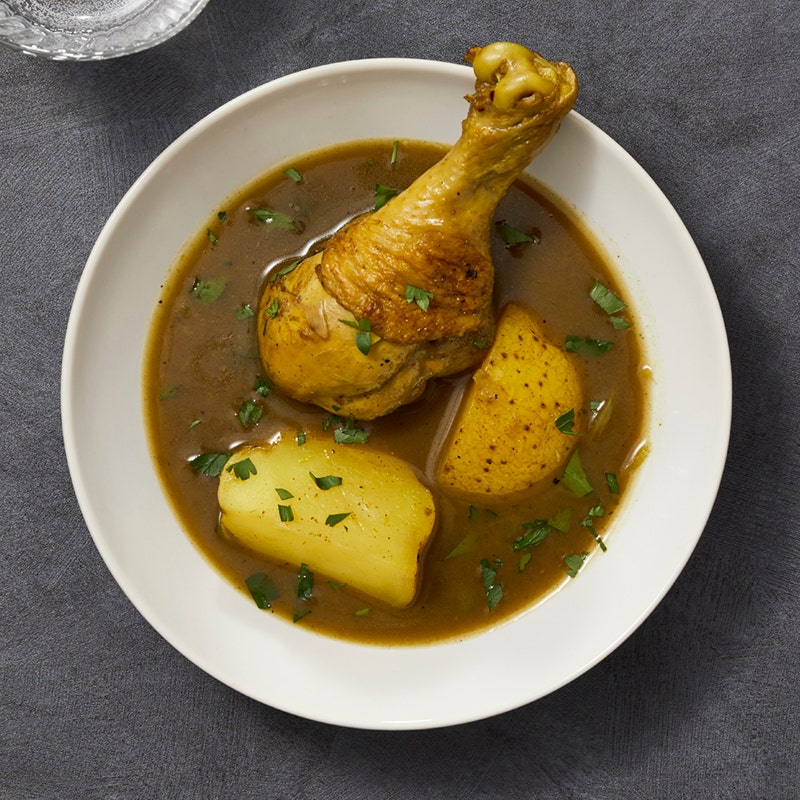 Jamaican-style curry chicken with potatoes by Millie Peartree