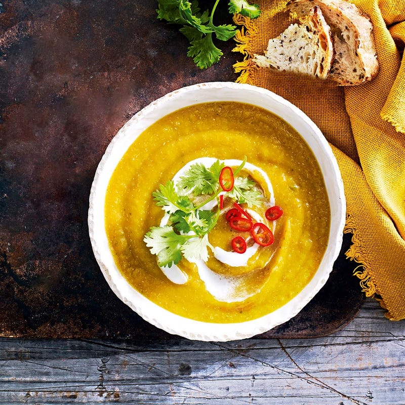 Photo of Spicy butternut, quinoa & coconut soup by WW