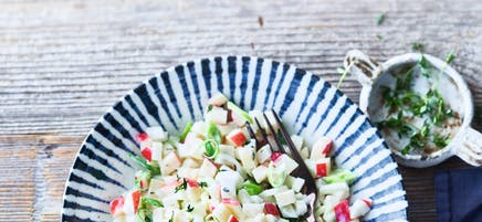 Salade de pommes/chou-rave au thym ES