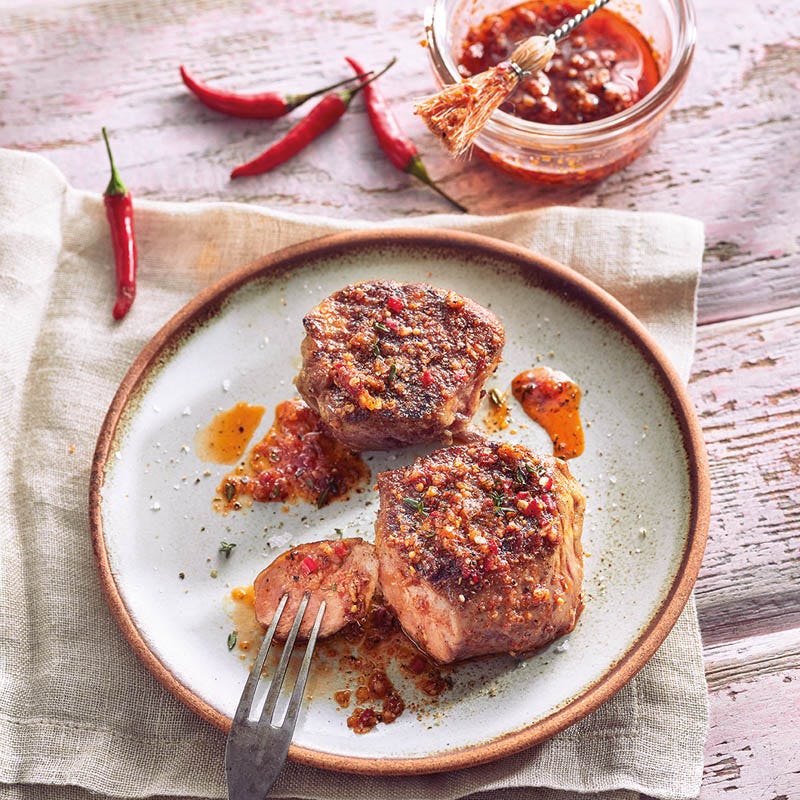 Piri-Piri-Schweinemedaillons