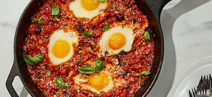 Eggs Puttanesca by Daphne Oz