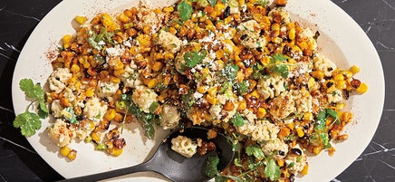Mexican elote corn pasta salad