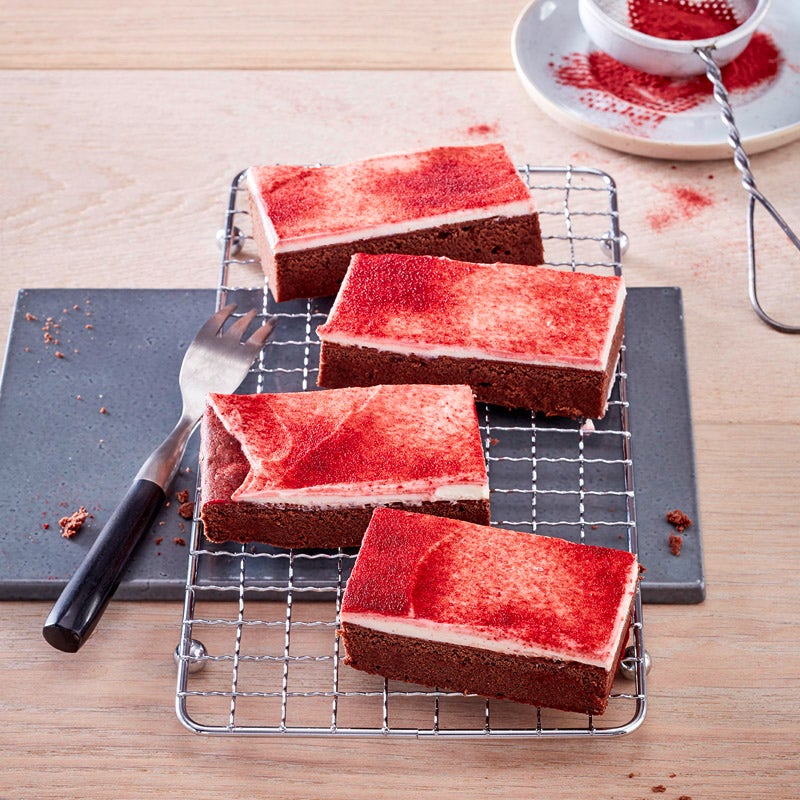 Red Velvet Cake mit Frischkäsefrosting