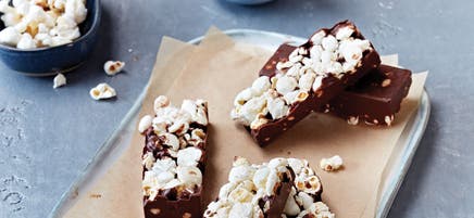 Schoggi-Popcorn-Riegel