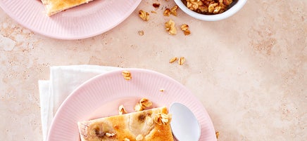 Bananen-Cheesecake mit Hafercrunch