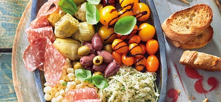 Gemischte Antipastiplatte