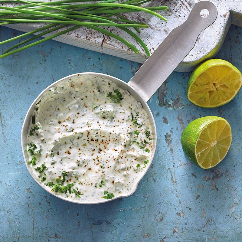 Joghurt-Limetten-Dip