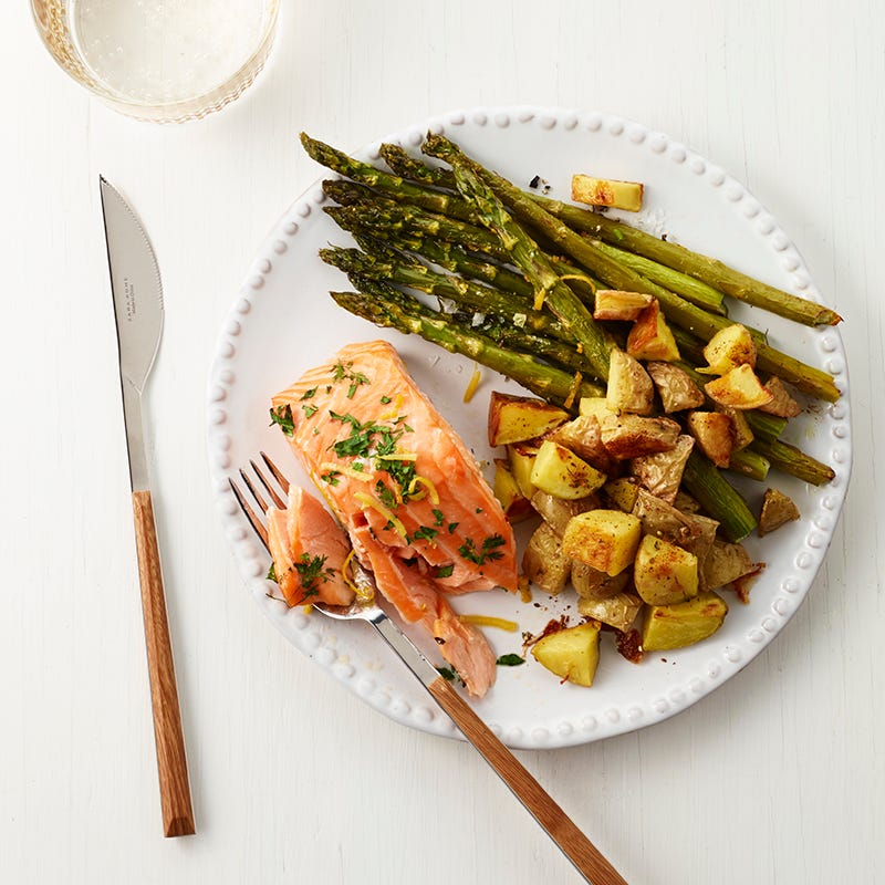 ViktVäktarna - Ugnsbakad lax med sparris och potatis