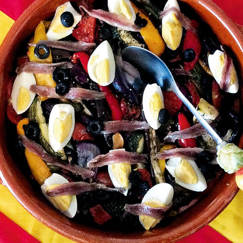 Photo de/du L’escalivade catalane (légumes d'été rôtis au four) par WW