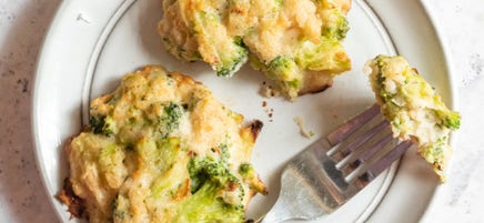 Broccoli-cheese fritters