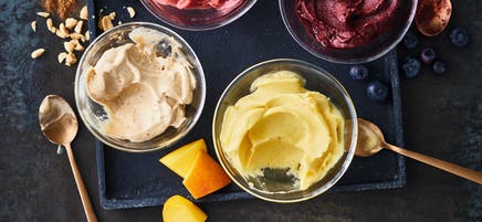 Nicecream met blauwe bessen
