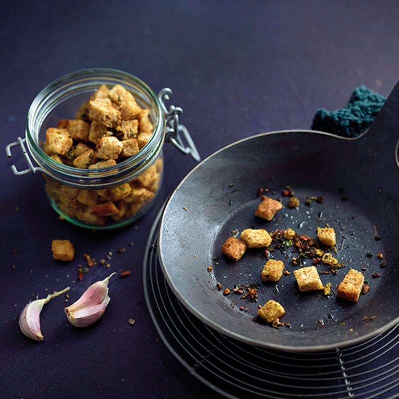 Foto van Knoflookcroutons door WW