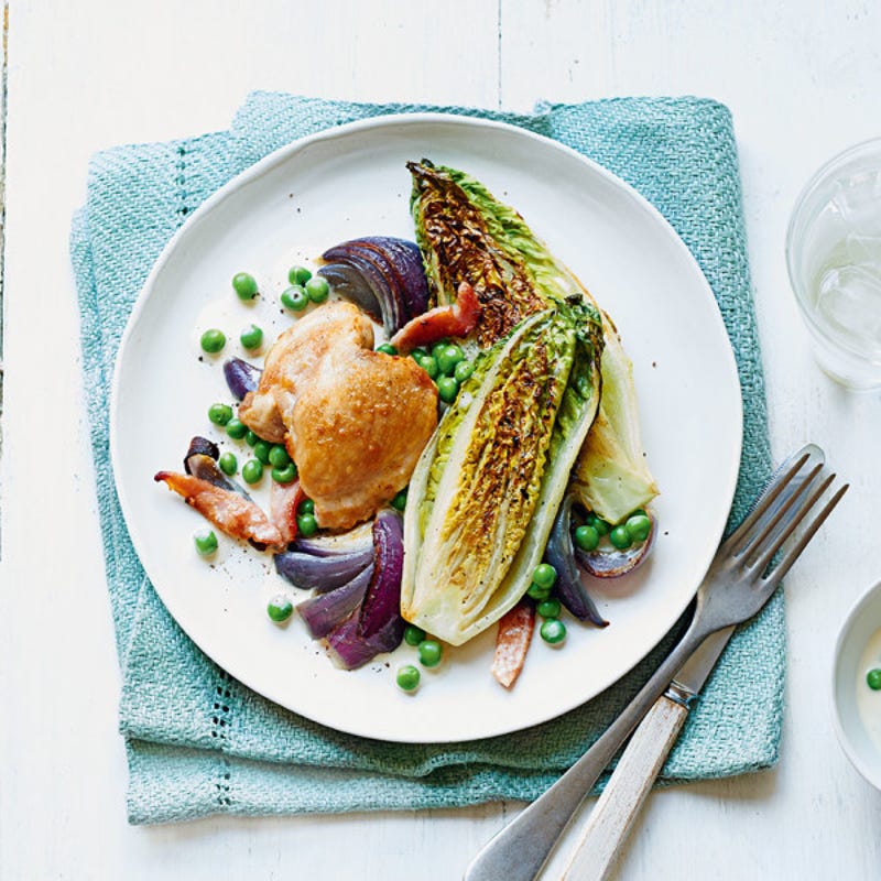 Photo de/du Poulet, bacon et laitue romaine au four par WW