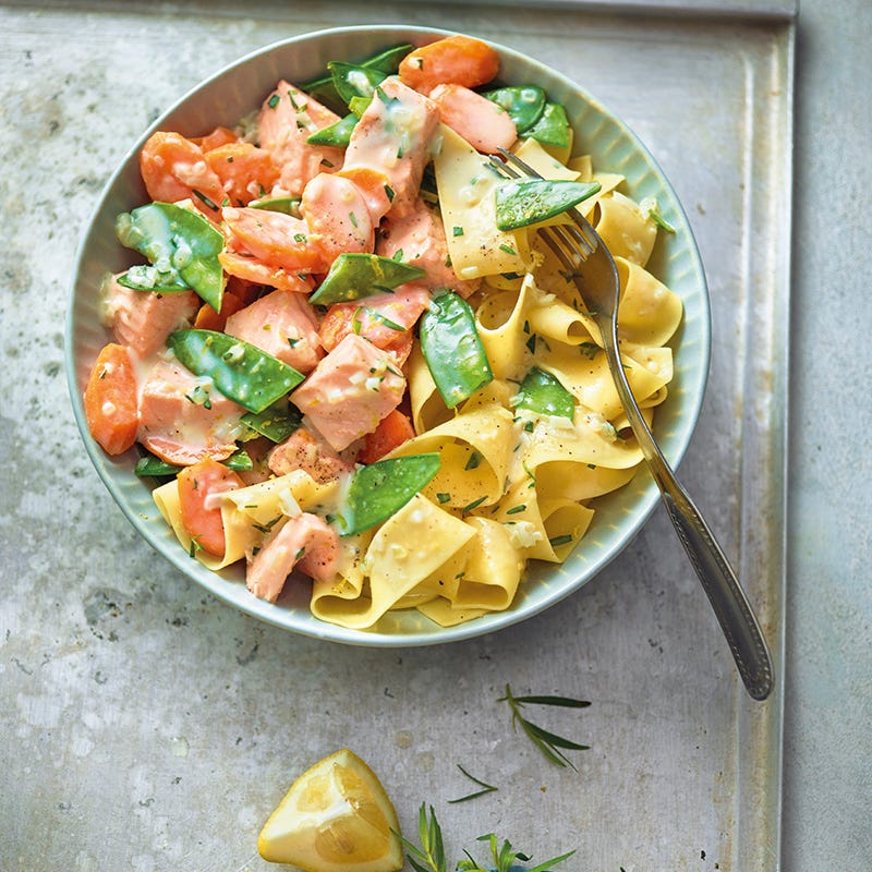 Foto van Zalmragout met dragon door WW