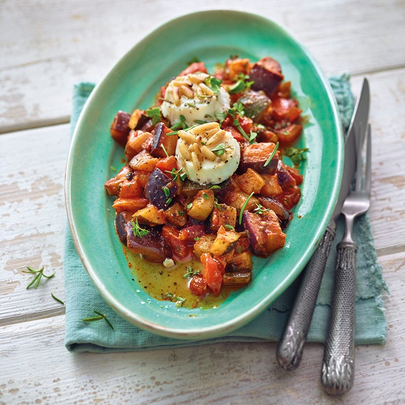 Foto van Knapperige ratatouille met geitenkaas door WW