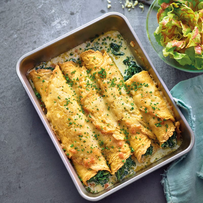 Foto van Omelet-cannelloni met spinazievulling door WW