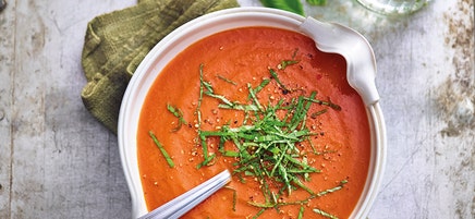 Geroosterde tomatensoep