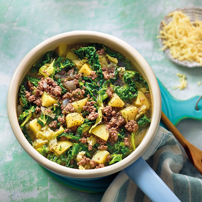 Foto van Savooiekoolpannetje met americain/tartaar door WW