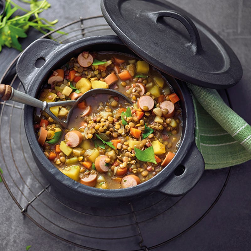 Foto van Linzenpannetje met worst door WW