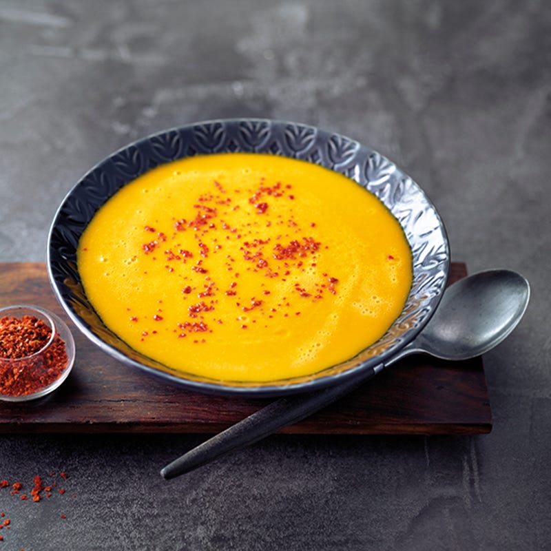 Foto van Pittige flespompoensoep door WW