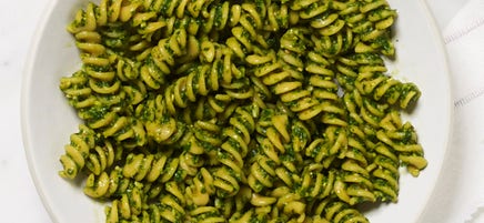 Rotinis à la sauce au pesto