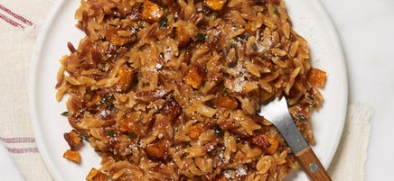 Risotto crémeux à la courge musquée