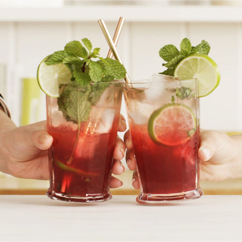 Photo of Cat Cora’s pomegranate mockjito by WW