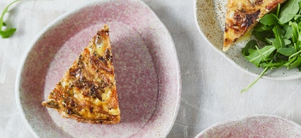 Quiche aux oignons caramélisés