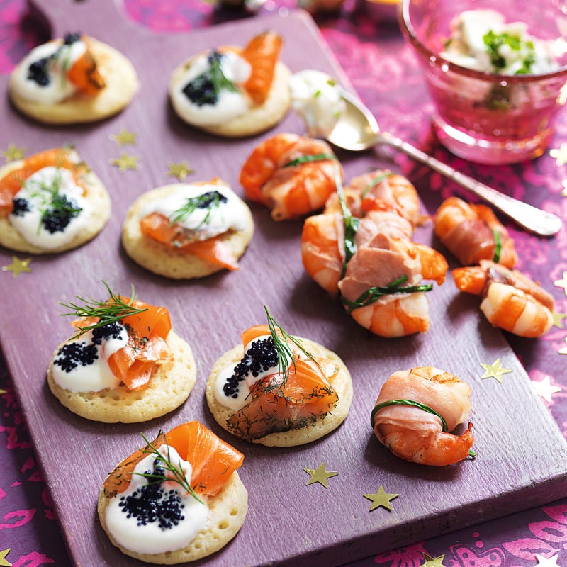Photo de/du Blinis au saumon fumé par WW