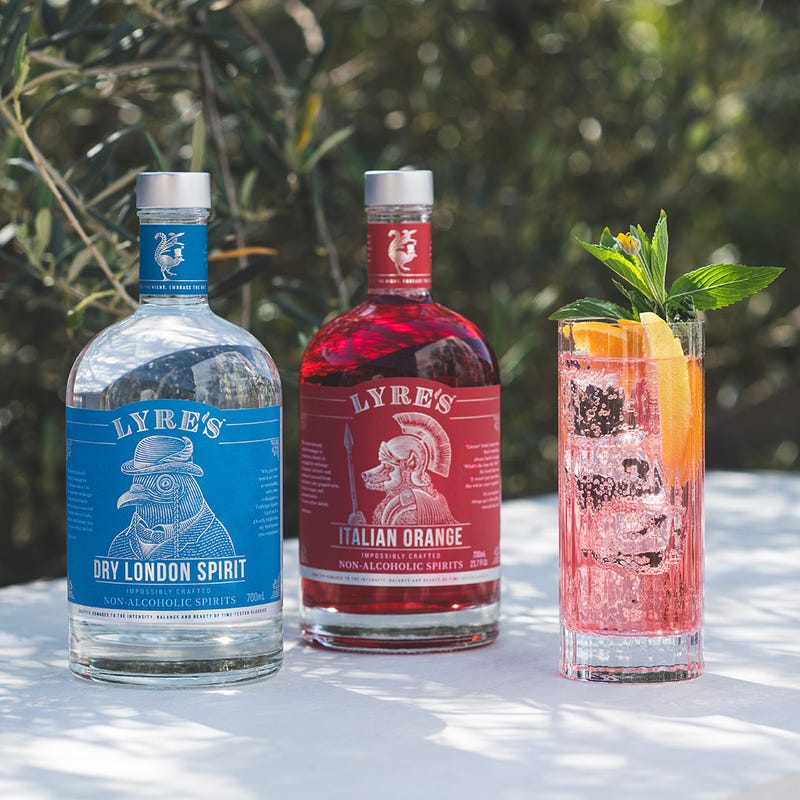 Photo of Lyre's Pink gin fizz by WW