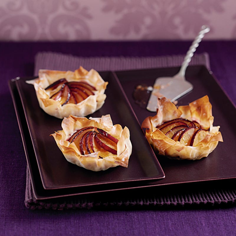 Photo de/du Tartelettes aux prunes et à la ricotta par WW