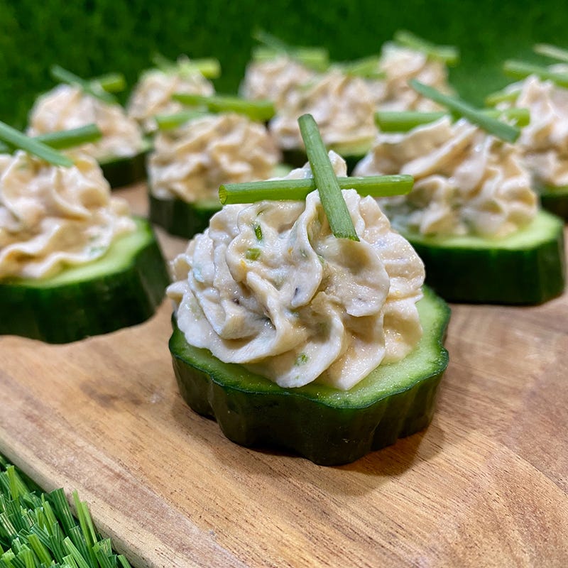 Anna's salmon blinis