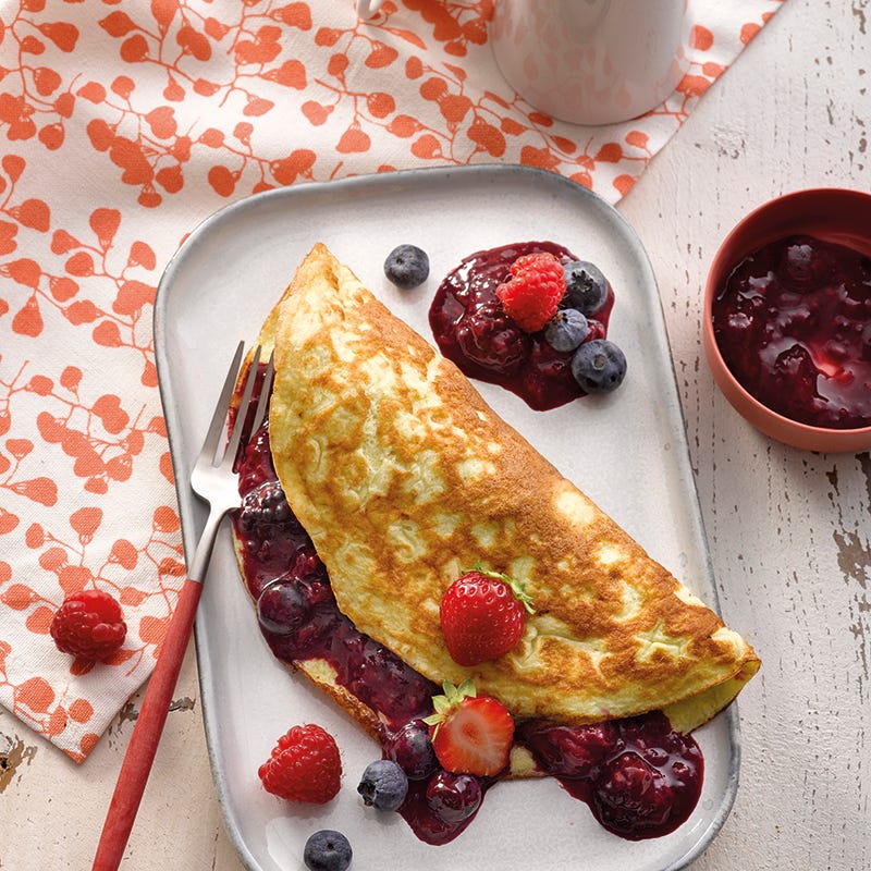 Photo de Omelette aux fruits rouges prise par WW